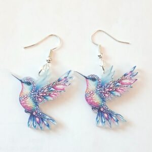 Beautiful Colourful Hummingbird Earrings – Vibrant Nature‑Inspired Jewellery