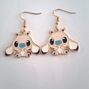 Delightful Disney Angel Pink Earrings | Cute Lilo & Stitch Jewellery