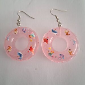 Fab Pink Swimming Ring Earrings | Fun Summer‑Style Jewellery