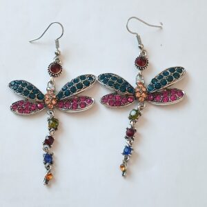 Beautiful Jewelled Dragonfly Earrings | Sparkling Nature‑Inspired Jewellery