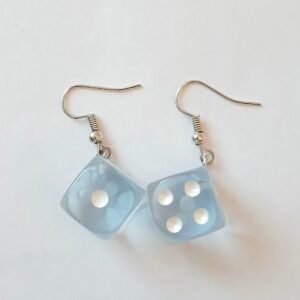 Winning Blue Dice Earrings | Fun Lucky Gaming‑Inspired Jewellery
