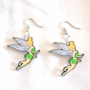 Disney Tinkerbell Hanging Earrings — Magical Peter Pan Inspired Jewellery