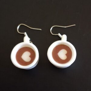 Perfect China Cups of Coffee Earrings | Cute Miniature Mug Jewellery
