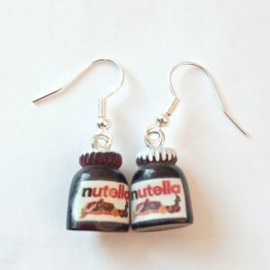 Wacky Nutella Jar Earrings | Fun Food‑Themed Novelty Jewellery
