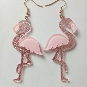 Fab & Fun Pink Flamingo Earrings – Cute Tropical Statement Jewelry